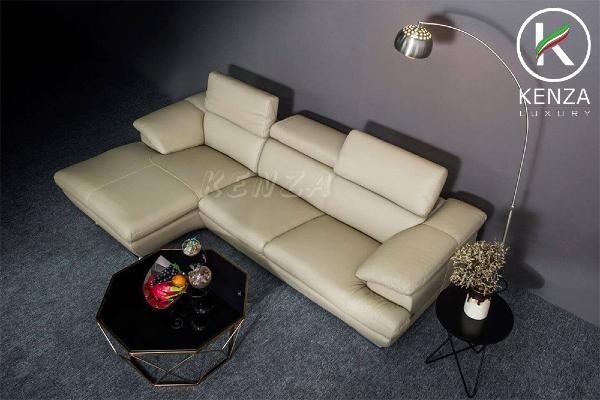 Lựa chọn màu sắc và chất liệu da phù hợp nhằm tôn lên vẻ đẹp của phòng khách