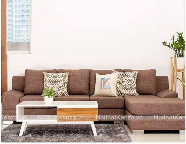 Bộ sofa nỉ là lựa chọn được ưu tiên hàng đầu cho những ai yêu thích sự ấm cúng, gần gũi