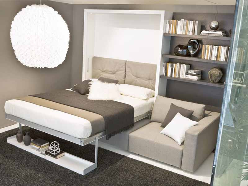 Mẫu sofa kết hợp với giường ngủ
