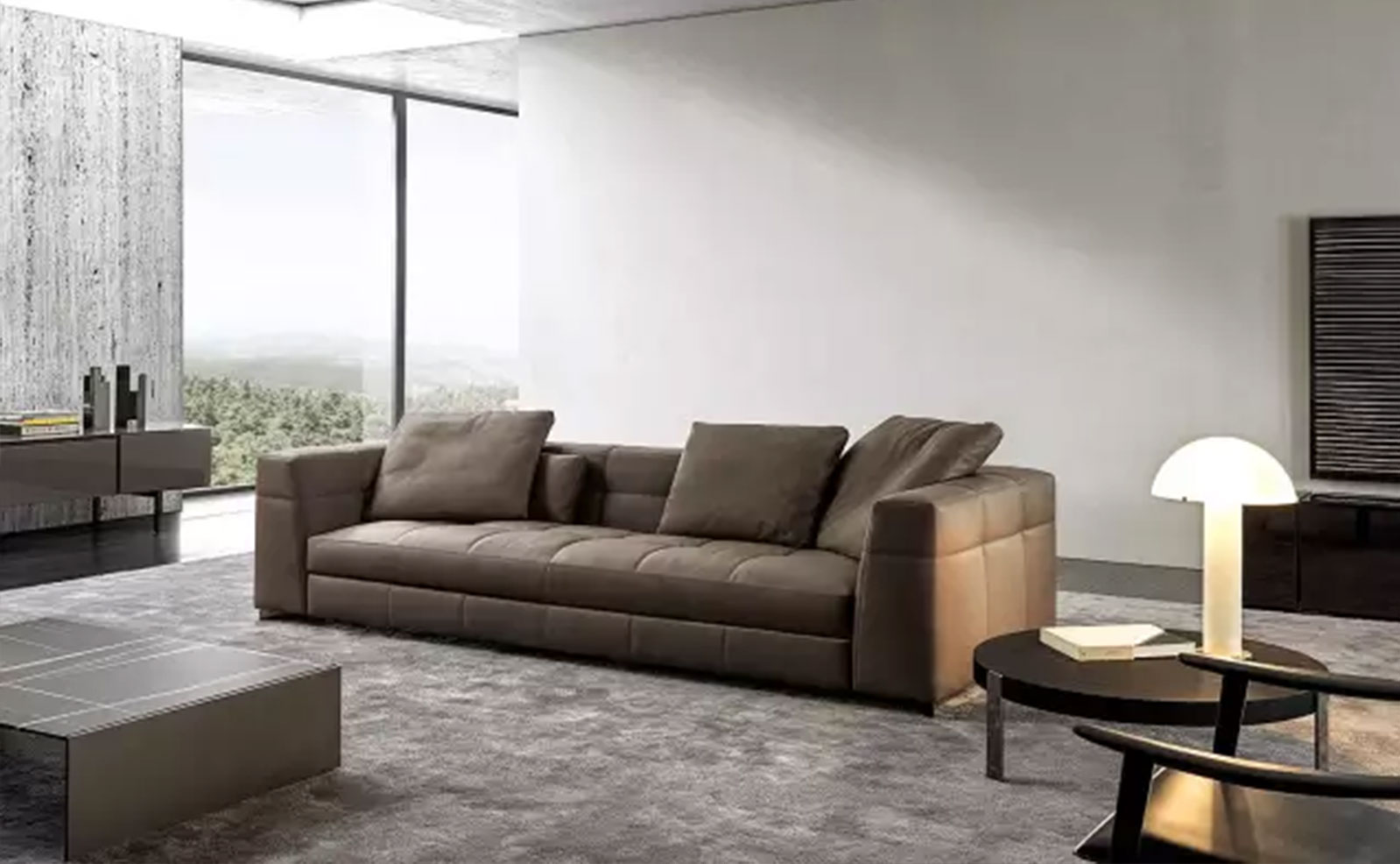 Mẫu sofa cao cấp Italia cho phòng khách.