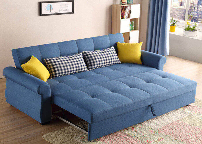 Ghế sofa kết hợp giường nằm tiện lợi.