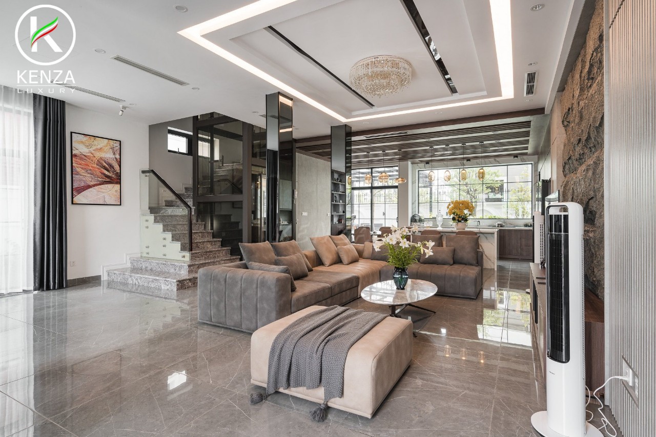 Thiết kế nội thất phòng khách đơn giản