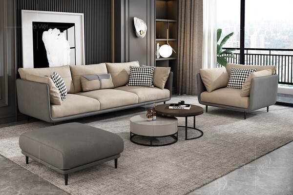 Ghế sofa hiện đại giúp làm tăng thêm tính thẩm mỹ cho không gian sử dụng