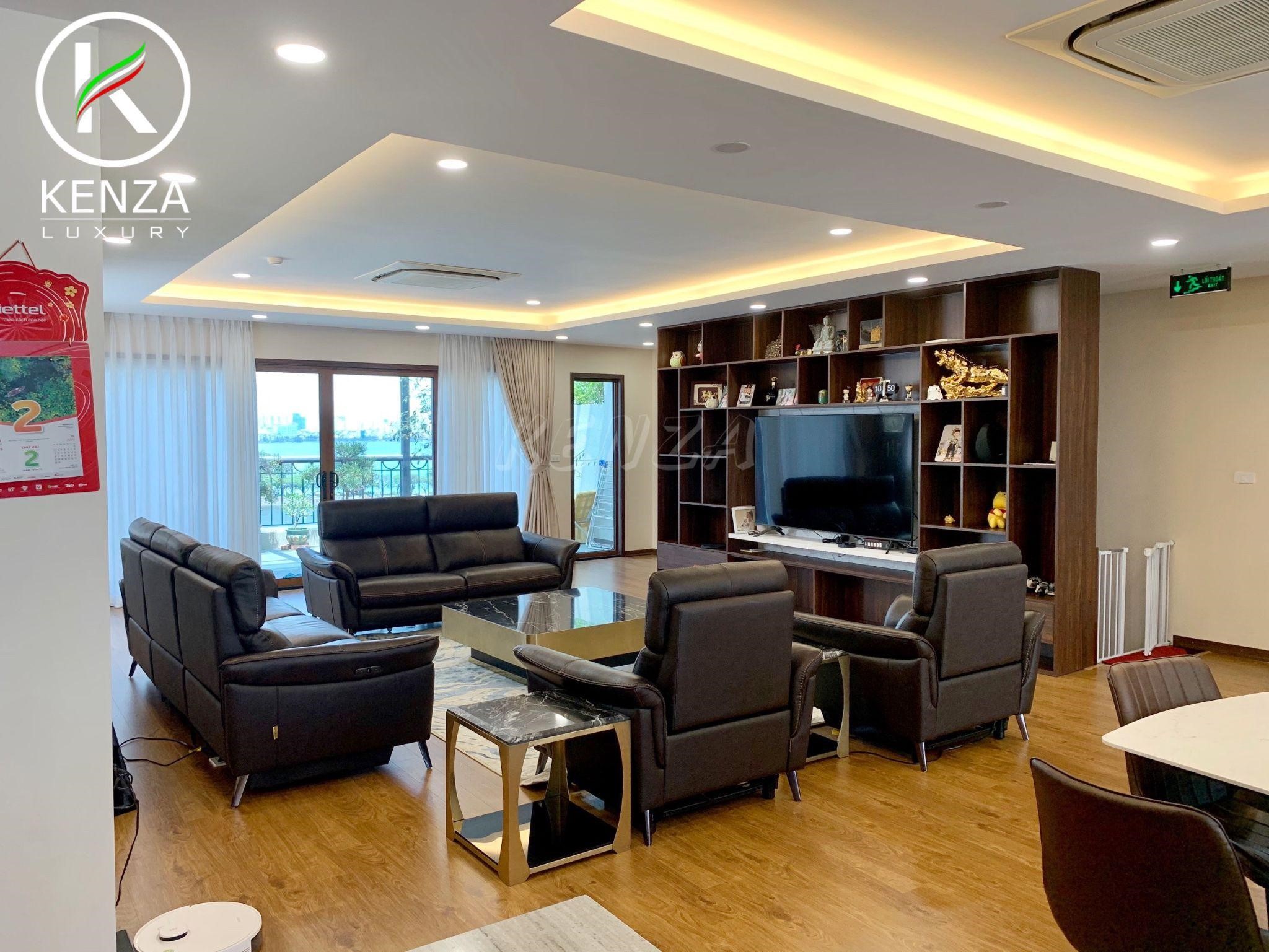 Sofa da cleo rất bền bỉ và được yêu thích