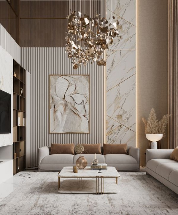 Phong cách Luxury đề cao sự sang trọng, xa hoa nhưng đầy tinh tế