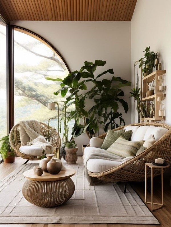 Phong cách Eco hướng đến giá trị bền vững, gần gũi với thiên nhiên