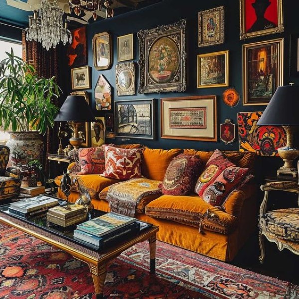 Phong cách thiết kế nội thất Maximalism khuyến khích sự sáng tạo không giới hạn